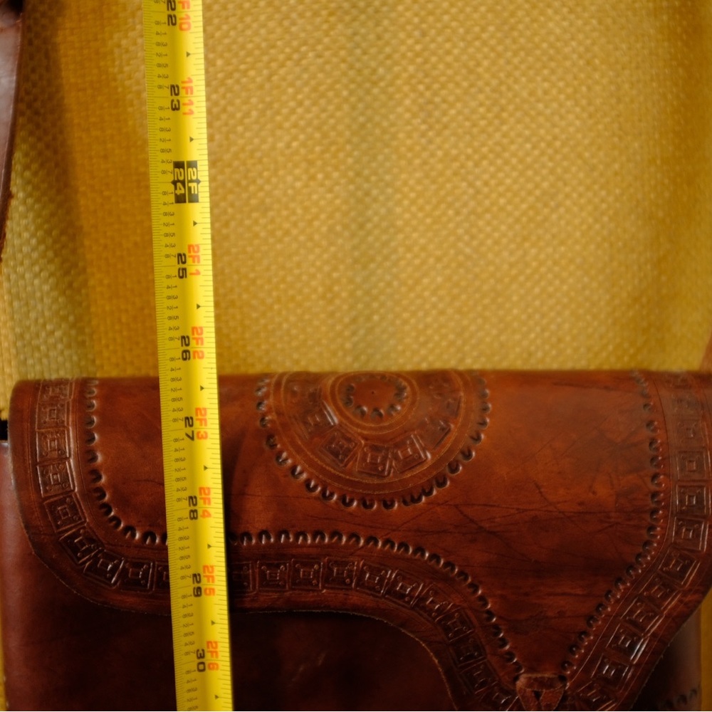 Mexican genuine leather crossbody - Picture 9 of 11